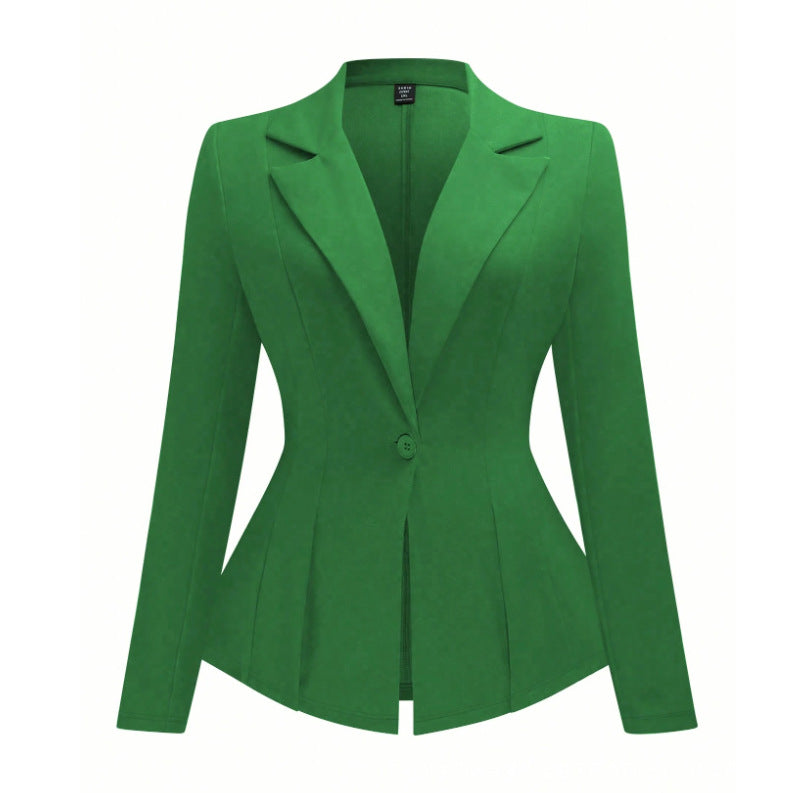 Plus-size Solid-color Ceinture costume de style européen et américain