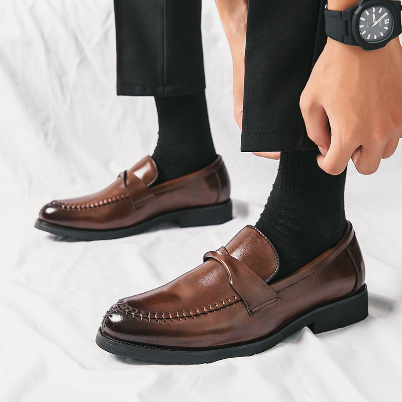 Hommes Casual et élégant chaussures en cuir dans le style d'affaires britannique