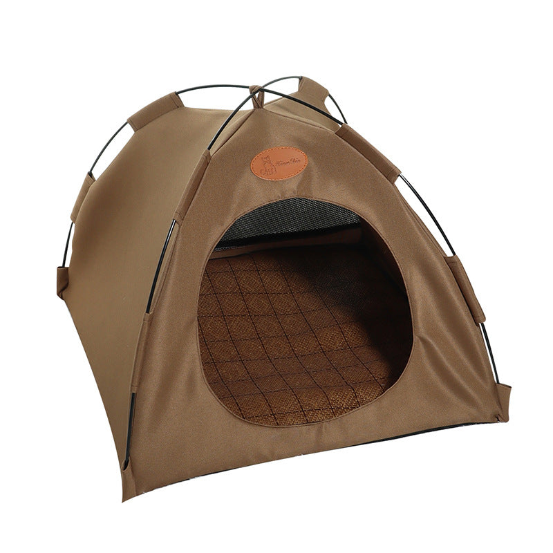 Tente en toile extérieure pliable pour chat