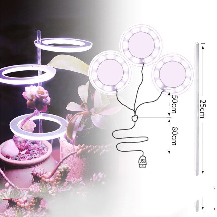 Full-spectrum LED imitant soleil coloration plante lampe de remplissage succulente