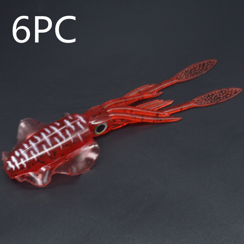 Pâte de calmar 15cm 20g Pêche en mer Bateau Simulation Fausse Pâte Octopus Deep Sea Soft Ba