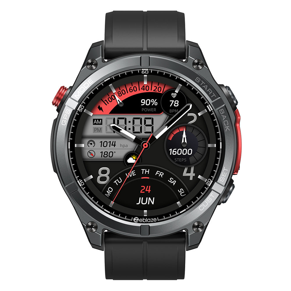 Mouvement de montre intelligente Suivre Nightscape Lighting Flashlight Surveillance de la santé