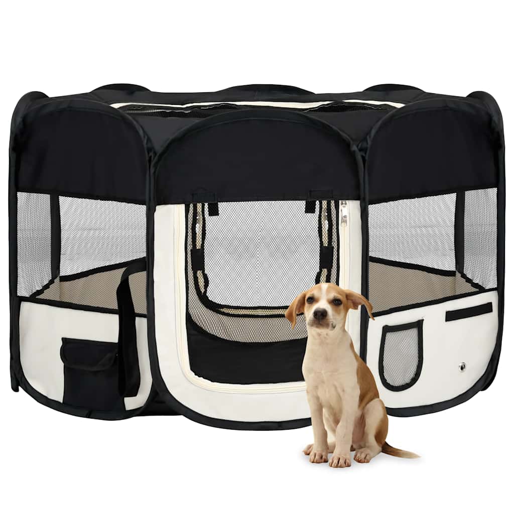 Playpen puppy pliable avec sac de transport 125x pliable