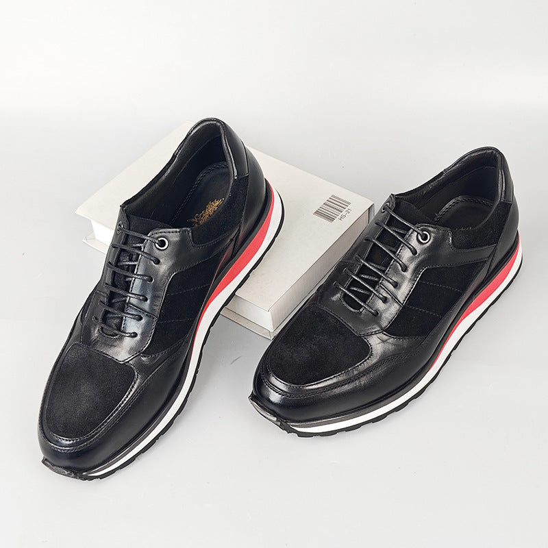 Chaussures en cuir britannique casual style rétro