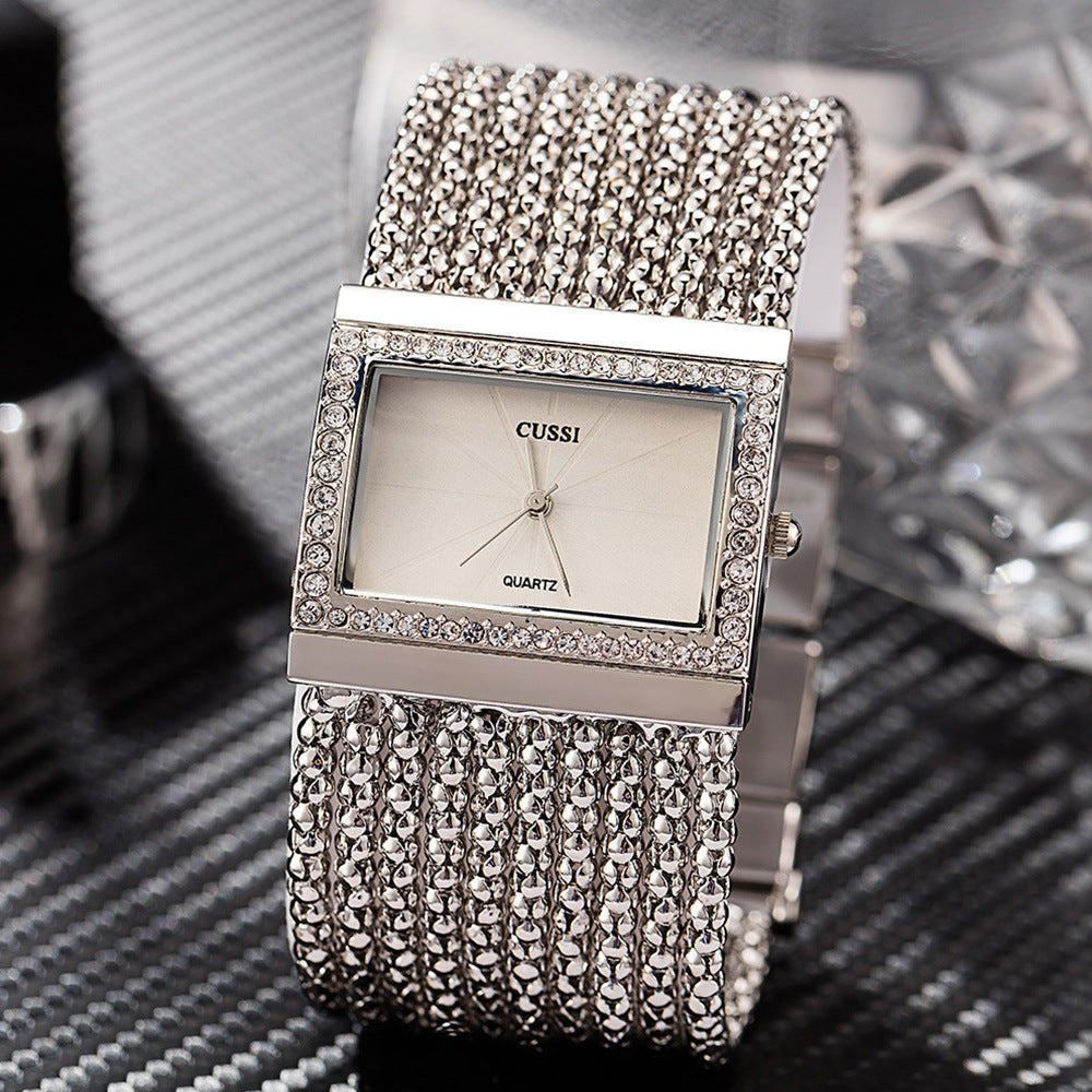 Carré grand cadran montre atmosphérique décorative