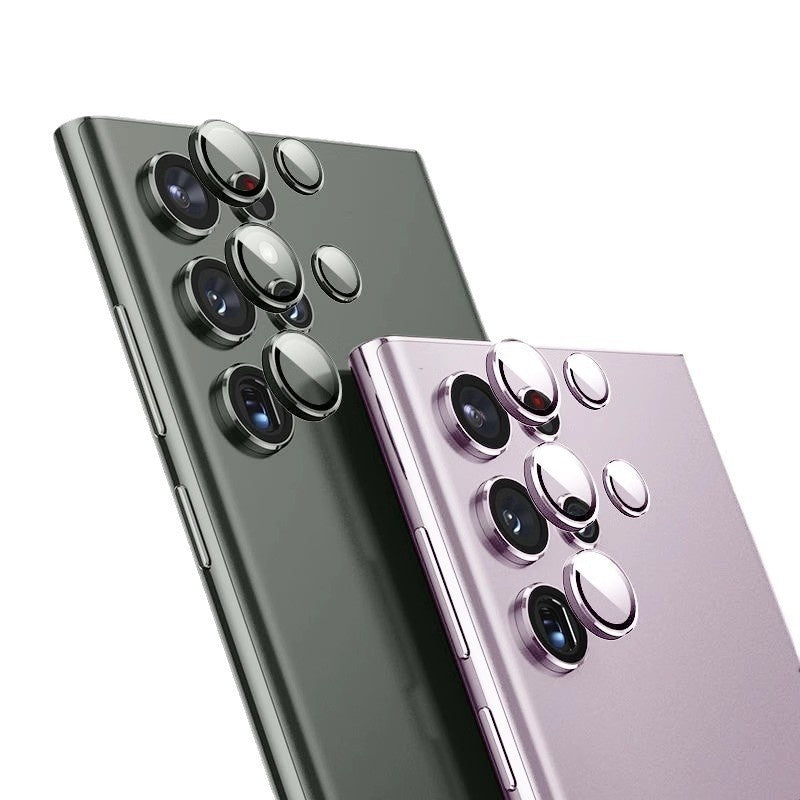 Bague de protection en métal pour téléphone S22 Caméra arrière