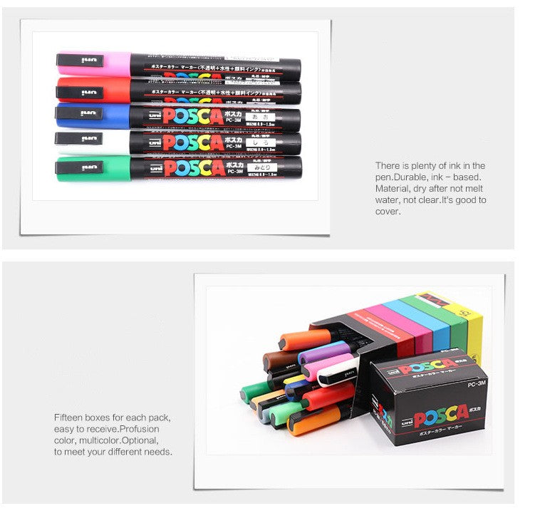 Doodle 0.9 Acrylic Marker 8 Color Set Promotional Pen