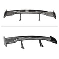 Fit réglable 57 pouces GT Wing ABS Glossy Black Spoiler arrière N Issan