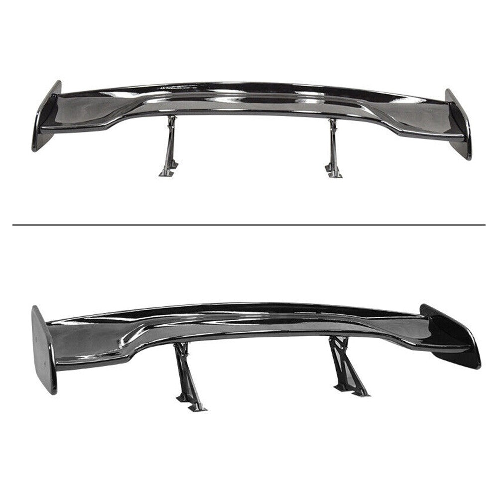 Fit réglable 57 pouces GT Wing ABS Glossy Black Spoiler arrière N Issan