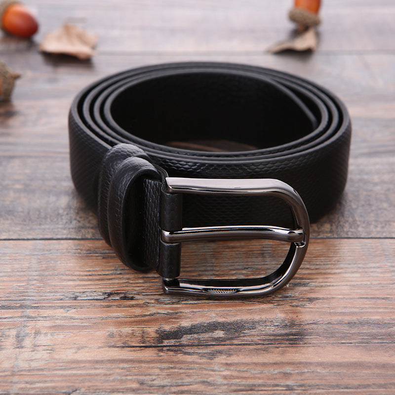 European and American Fashion Ceinture professionnelle masculine Cadeaux créatifs Ceinture Laser Logo Factory W