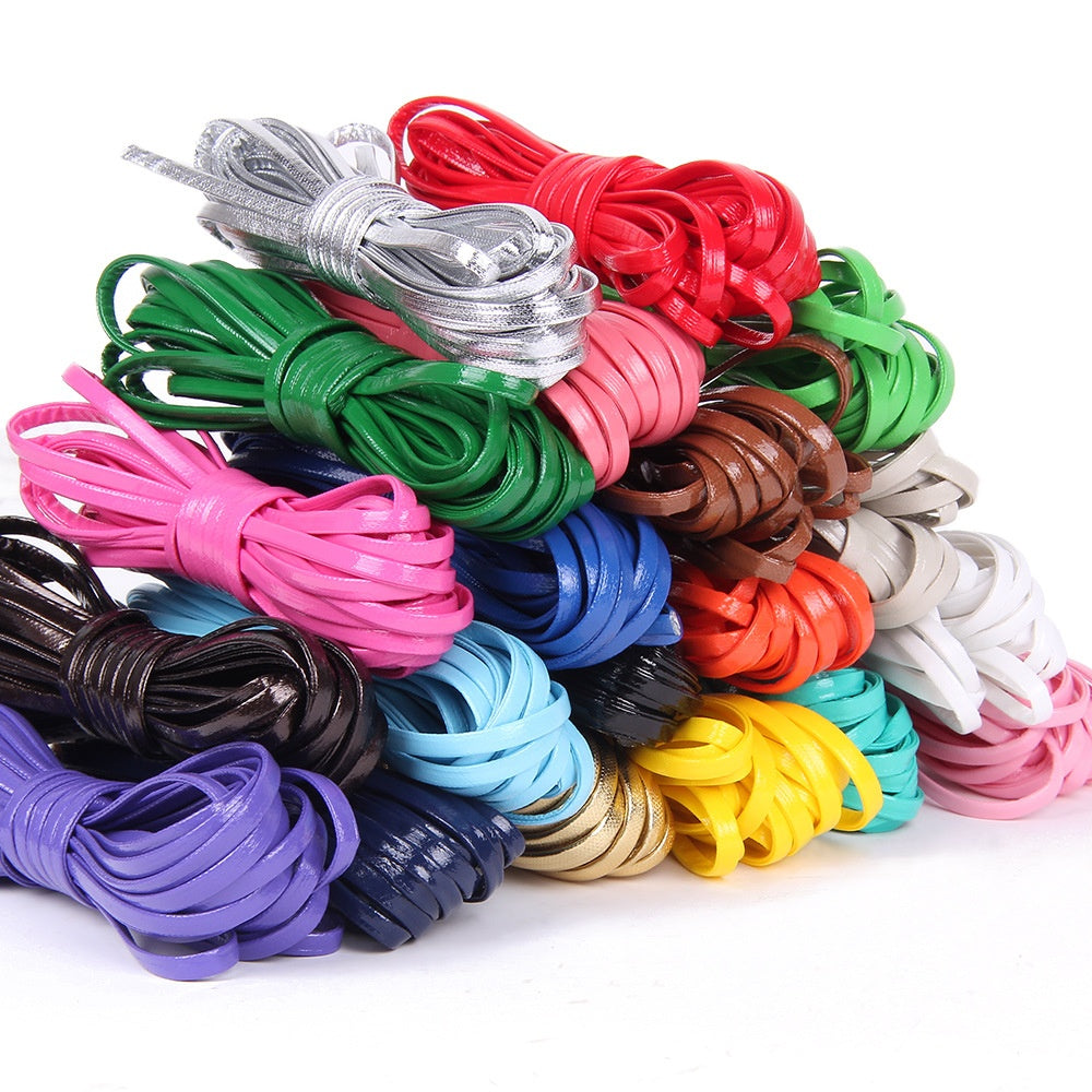 Chaîne en cuir tissée à quatre couches PU