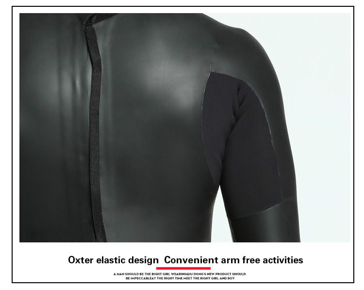 Triathlon homme combinaison humide Hommes chaud et résistant au froid cuir léger combinaison humide hommes