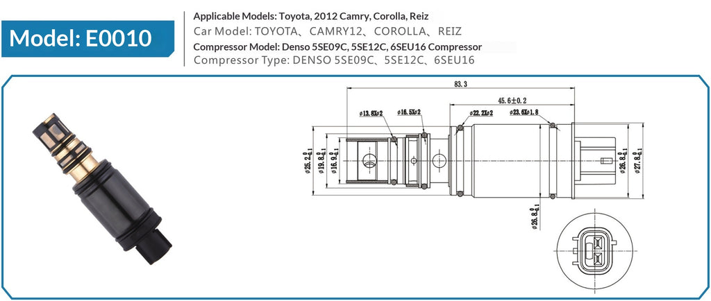 Valves de commande 5SE09C 5SE12C 6SEU16
