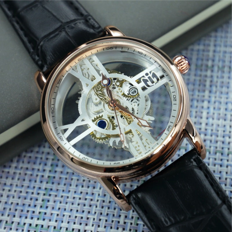 Montre de sport de style industriel-mécanique pour hommes