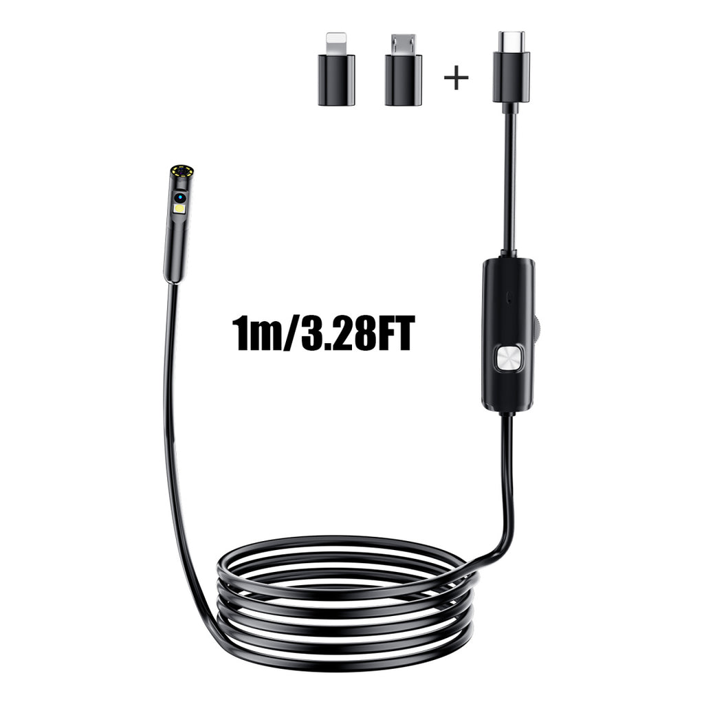 Caméra double endoscope éclairée