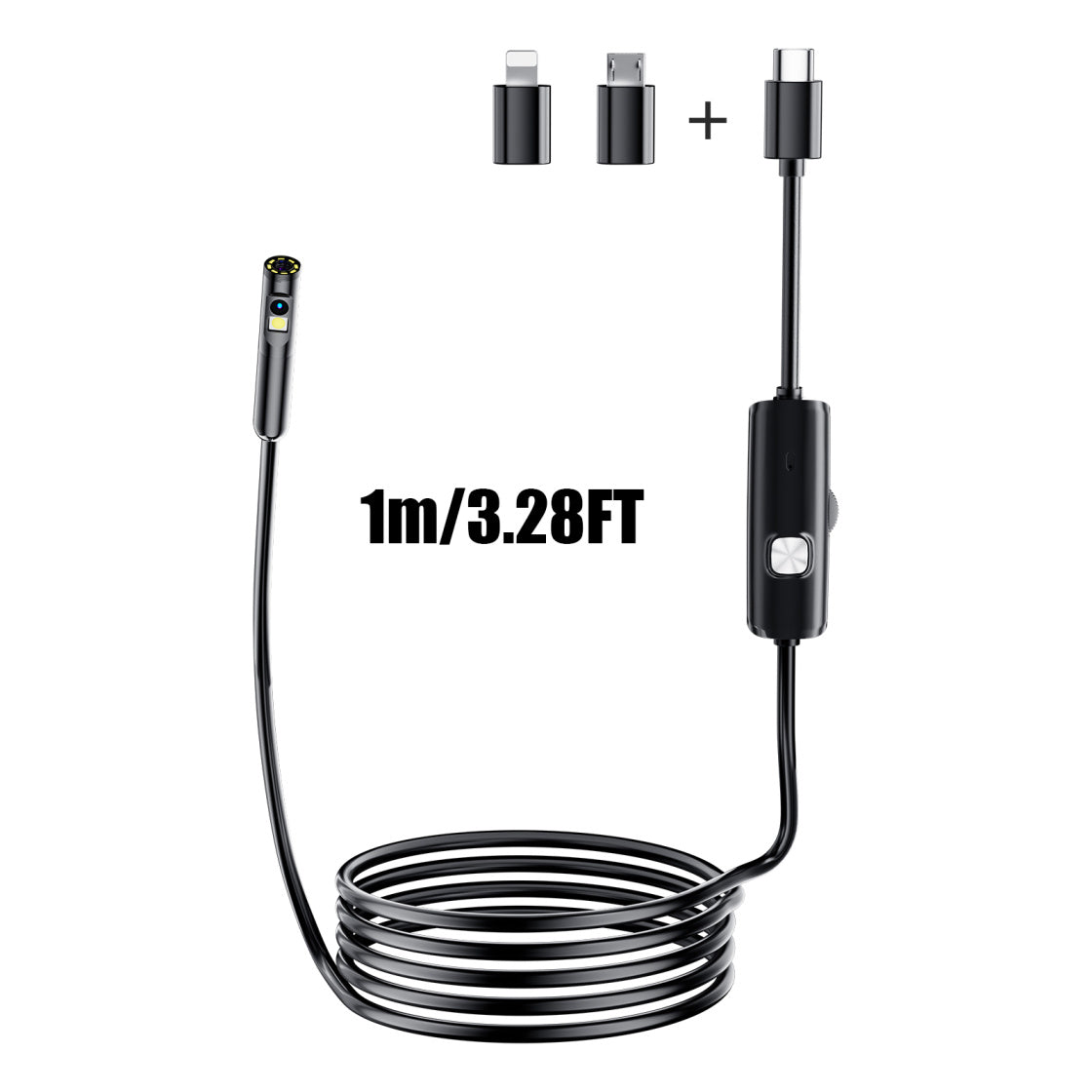 Caméra double endoscope éclairée