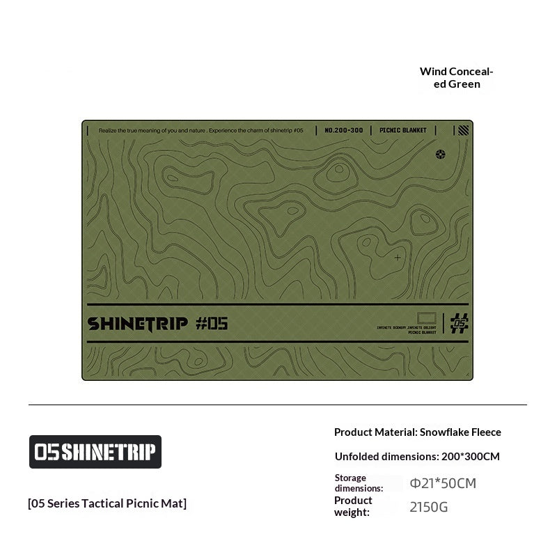 Comfortable and moisture-resistant picnic mat