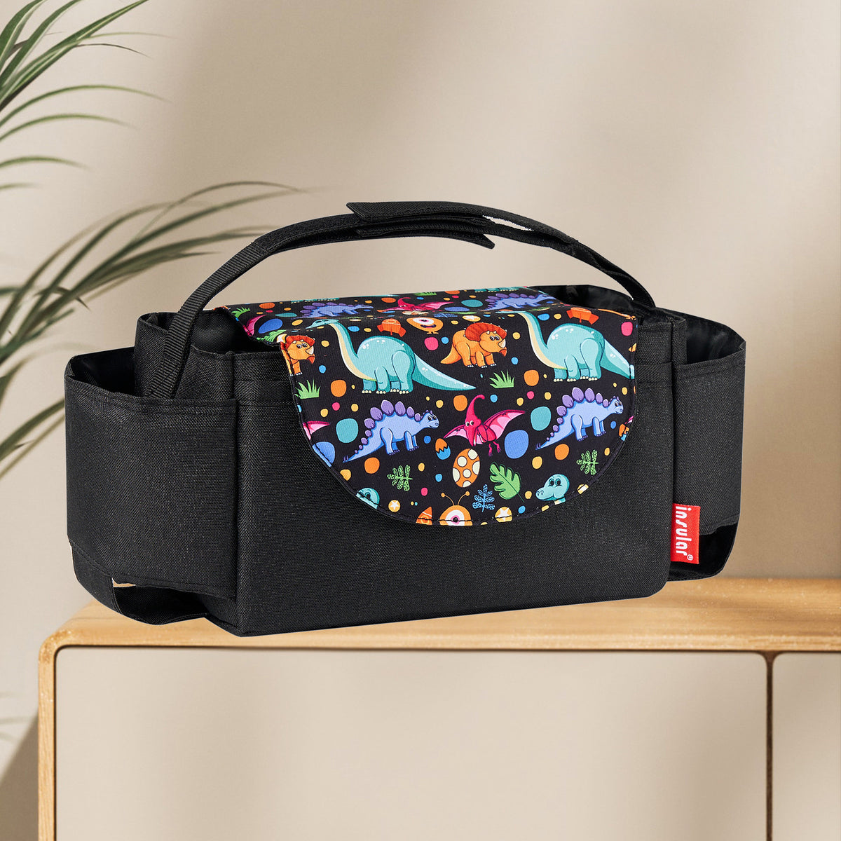 Portable multifunctional baby stroller hanging bag
