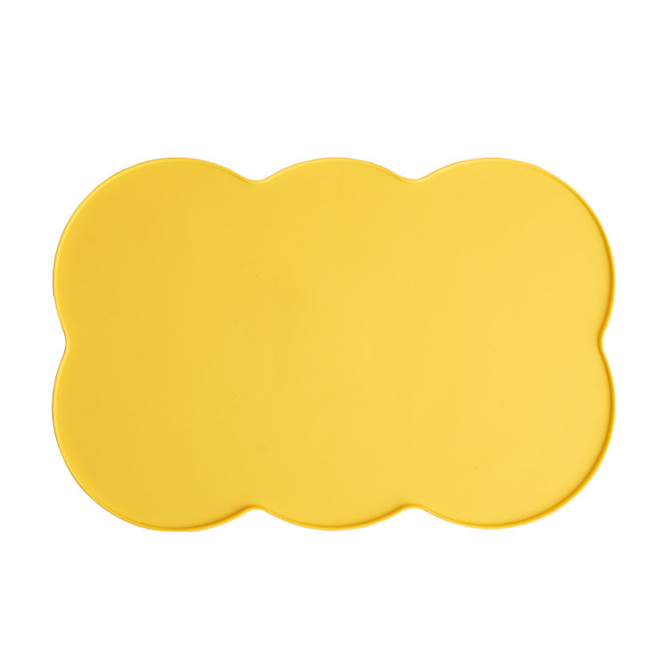 Tapis d'alimentation antidérapant pour chat et chien en silicone imperméable