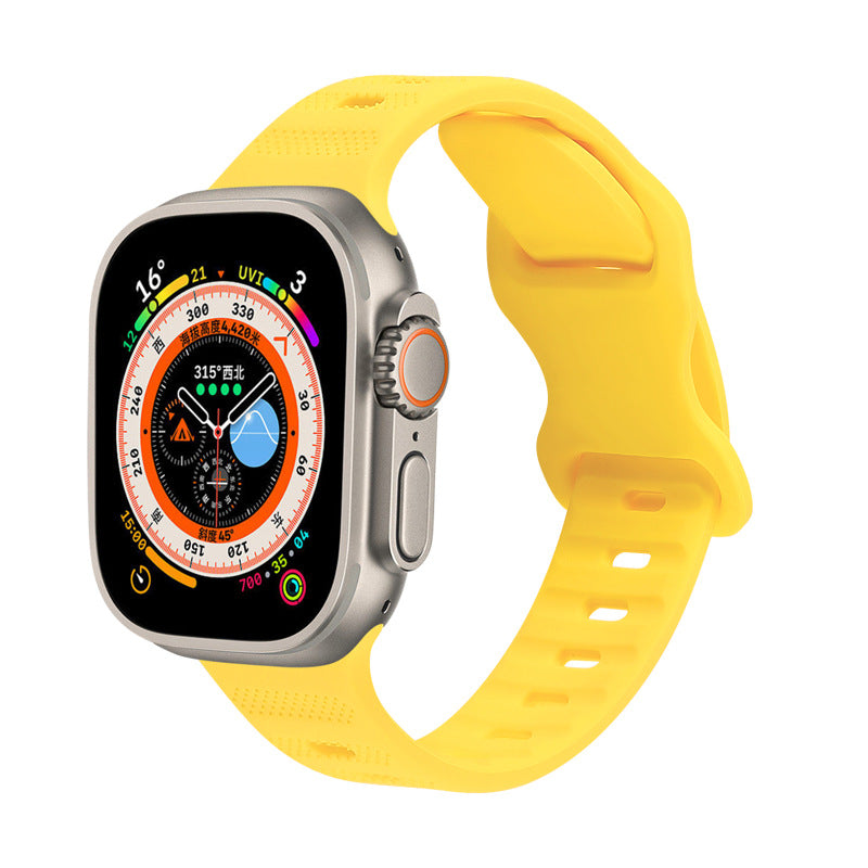 Couple Solid Color Montres de sport monochrome bracelet en silicone