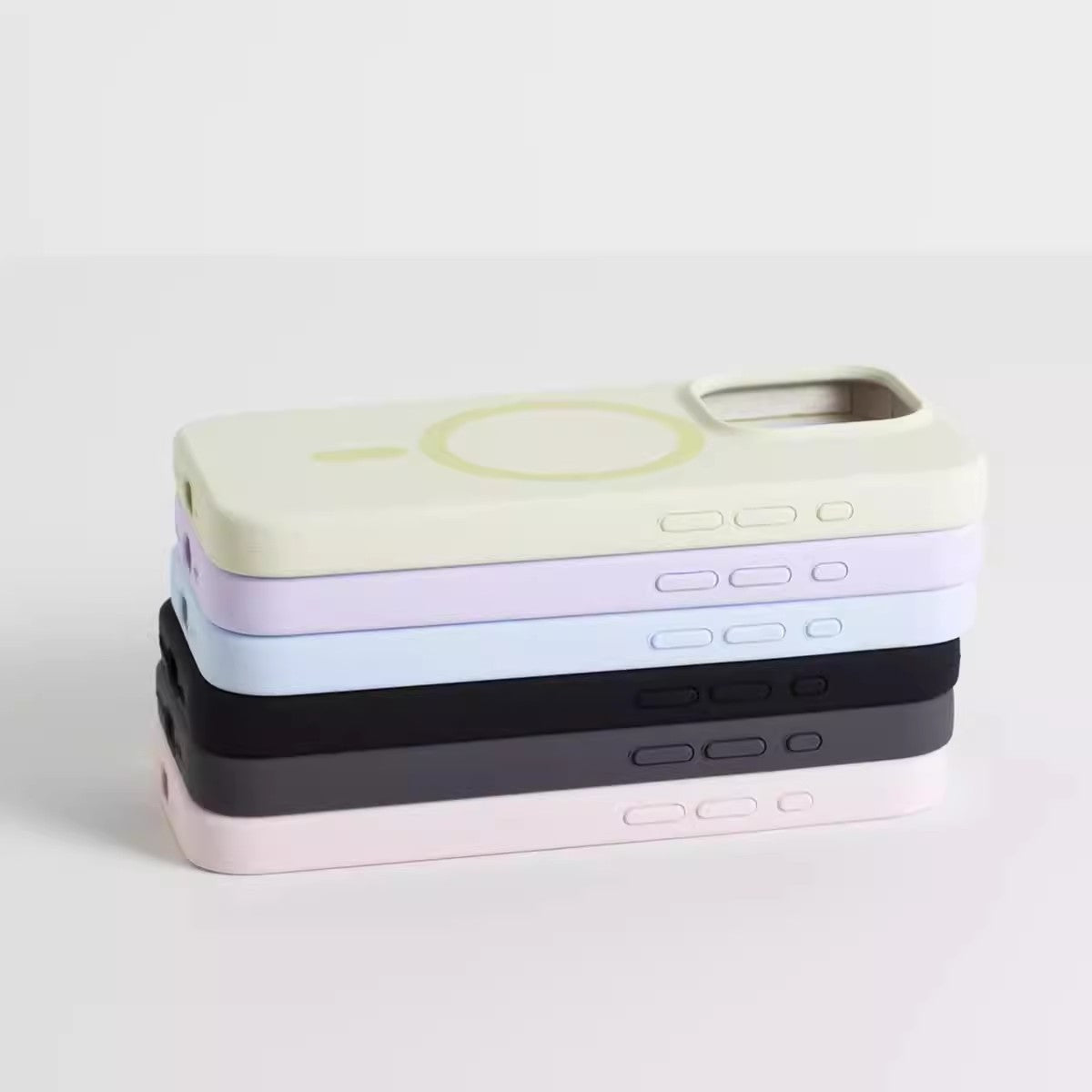Cas de téléphone à charge magnétique liquide tout compris IPh