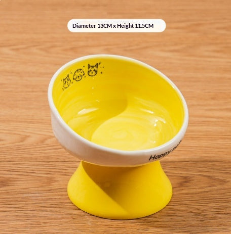 Ceramic Bowl Set Elévated Pet Bowls Food Bowl et Water Bowl pour chiens et chats