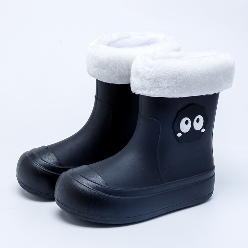 Bottes de pluie cartoon coréenne mignonnes Femmes non-dérapant