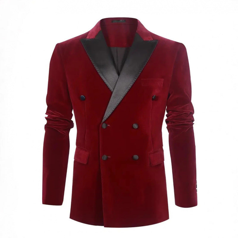 Veste mode en velours casual pour homme