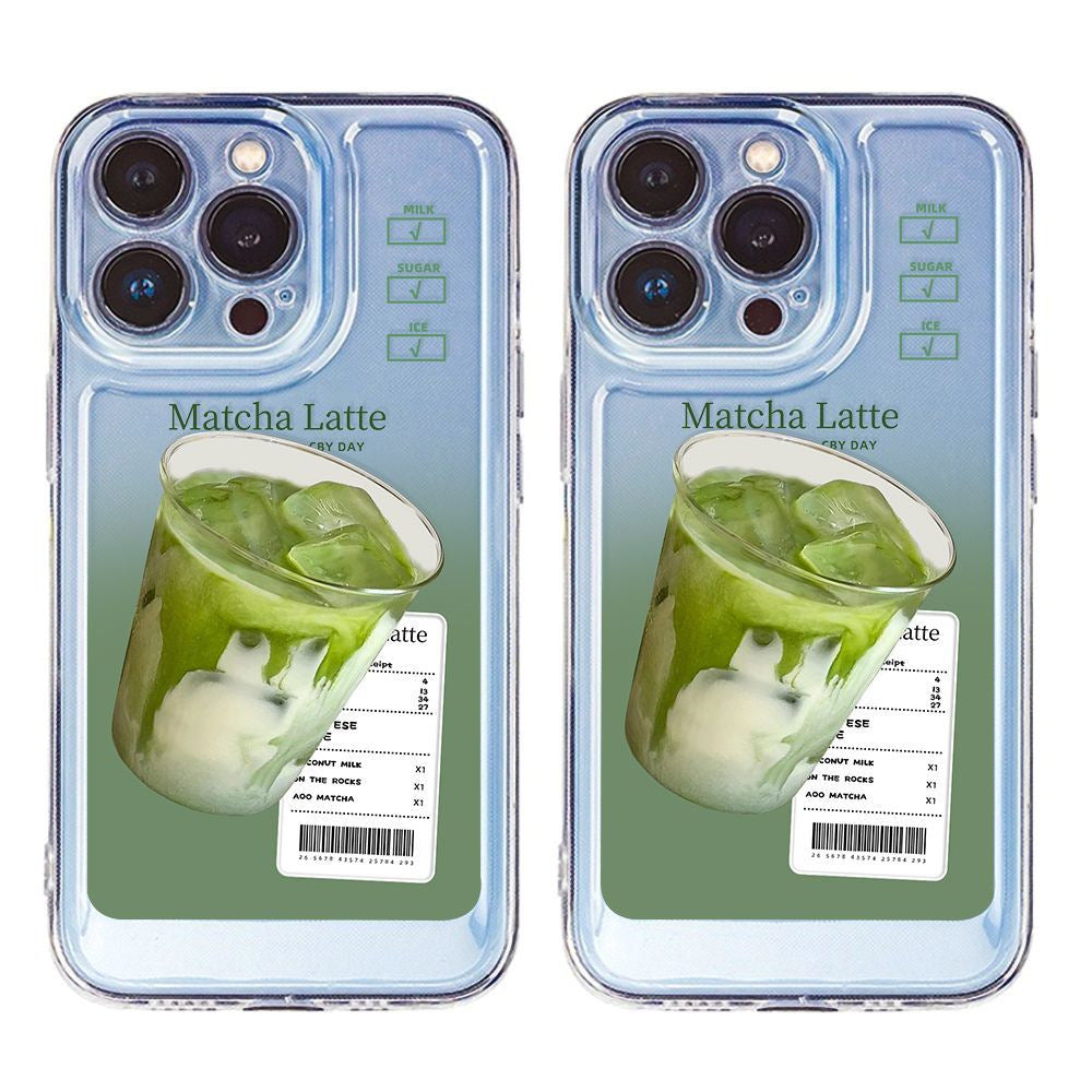 Cas de téléphone transparent à couverture complète de sens avancé