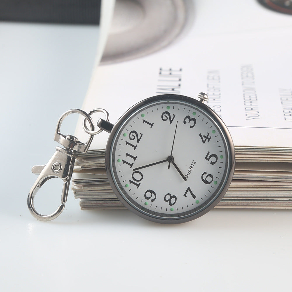 Effacer les chiffres Lumineux Montre porte-clés Pocket Watch