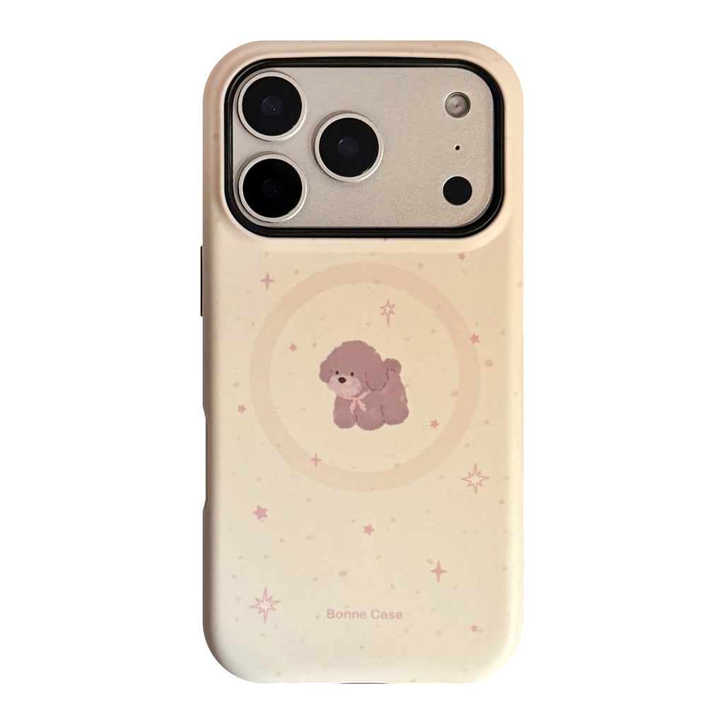 Buttercream Teddy Magnetic Bracket Phone Case Film