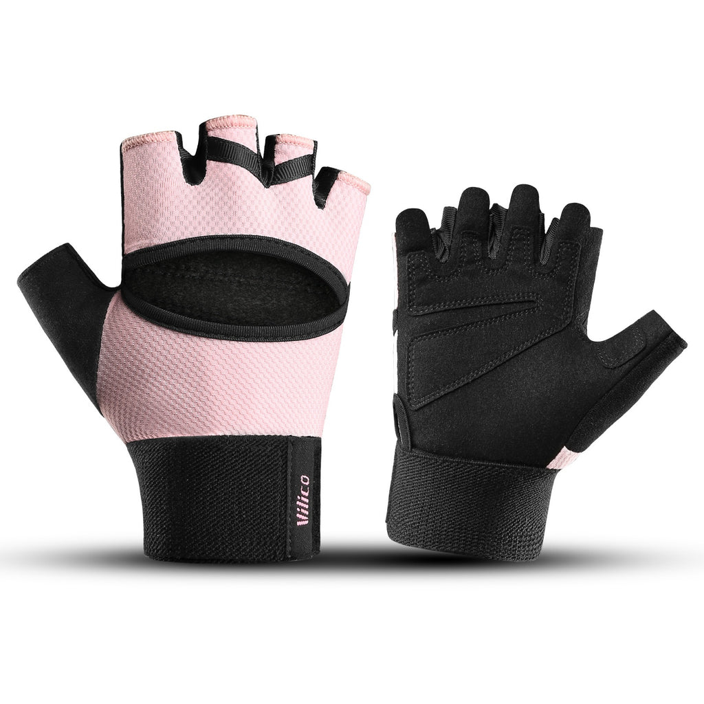 Gants demi-doigts respirants antidérapants pour vélo extérieur