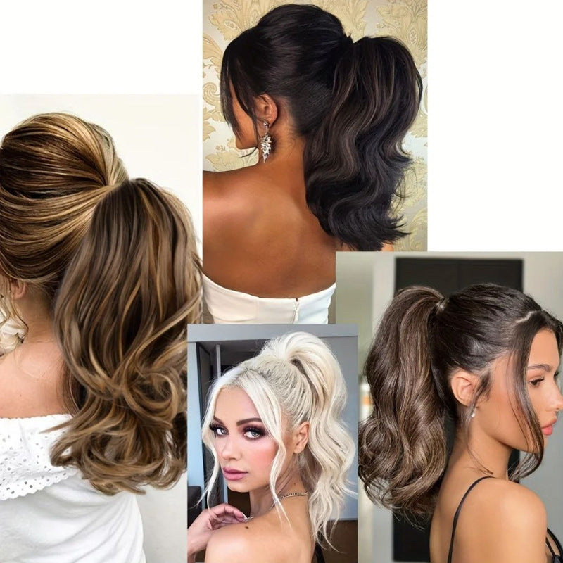 Haut Cranium Can Tie Ponytail épingle à cheveux arrière Tête de requin Clip Ponytail Braid