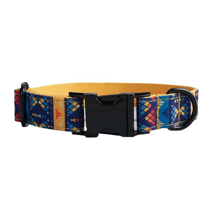Collier de chien Pet Supplies Commerce extérieur Jeu de laisses Boucle noire