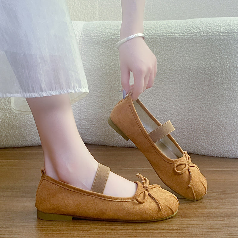 Femmes Vintage Split Toe Flats Matching Daily