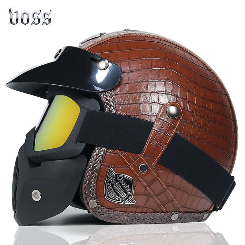 Retro Moto Casque Homme Moto