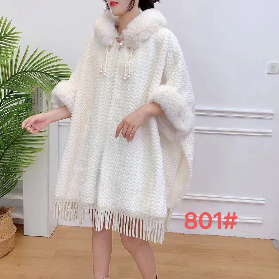 Cloque à capuche d'hiver Châle doublée de polaire et extra-épais dernier style