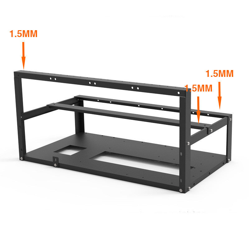 Support de carte graphique multifonctions Rack d'alimentation unique