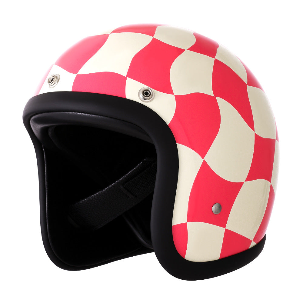 Casque homme et femme moto rétro FRP