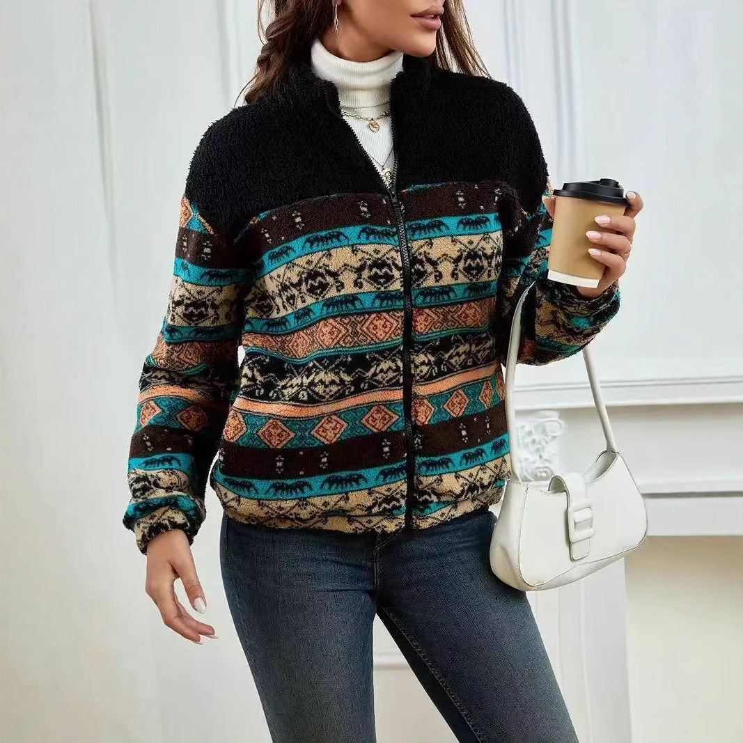Cardigan Zip pour l'automne et l'hiver