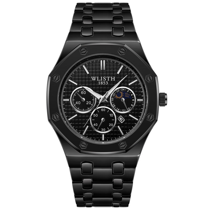 Calendrier des bracelets en acier lumineux pour montre pour femme