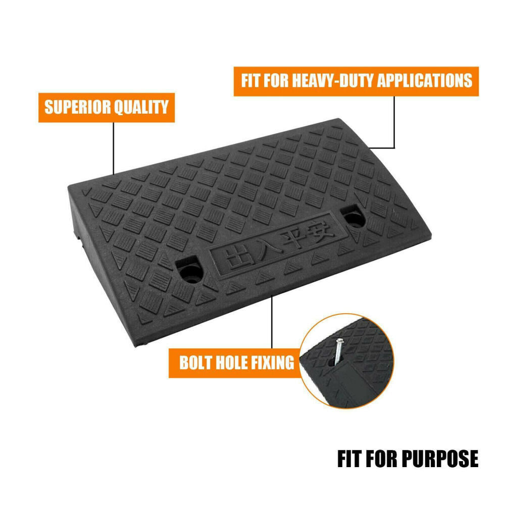 Amplificateur de pente de véhicule universel en caoutchouc lourd Kerb Ramps
