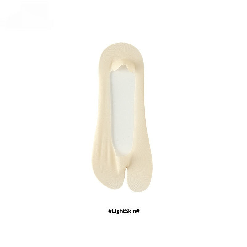 Chaussettes de bateau antidérapantes invisibles en silicone