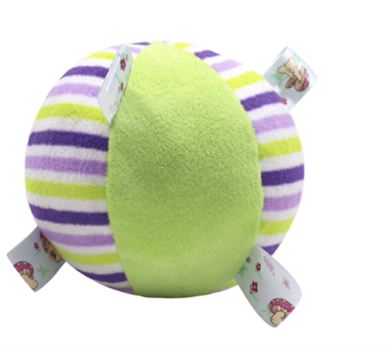 Balle en peluche de 5 pouces de couleur.