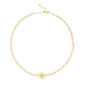 S925 Collier de fleur en argent sterling pour femmes