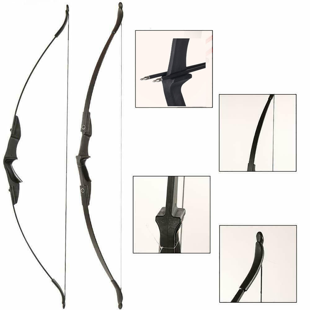53 Takedown Recurve Bow Fiberglass Arrows Set 40Kgs Archery Bow Hunting Shoot UK