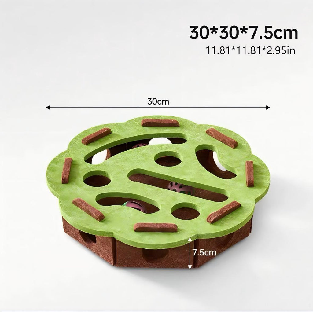 Jouet interactif de Puzzle Cat avec tunnel Maze