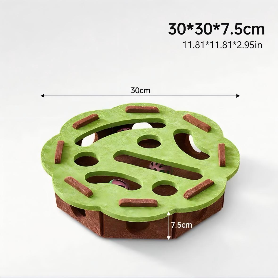 Jouet interactif de Puzzle Cat avec tunnel Maze