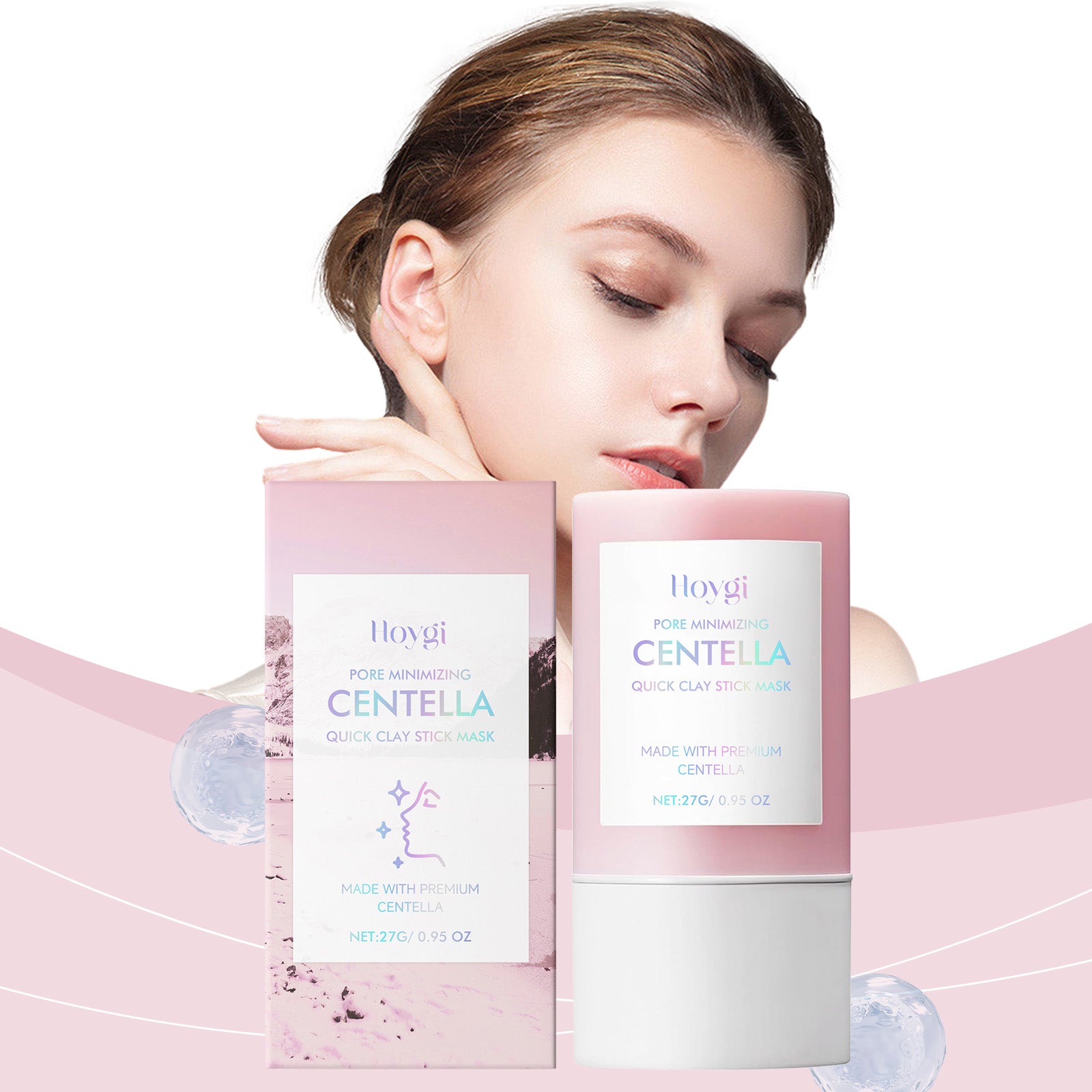 Centella Asiatica Clay Masque faciale Stick 27g-box