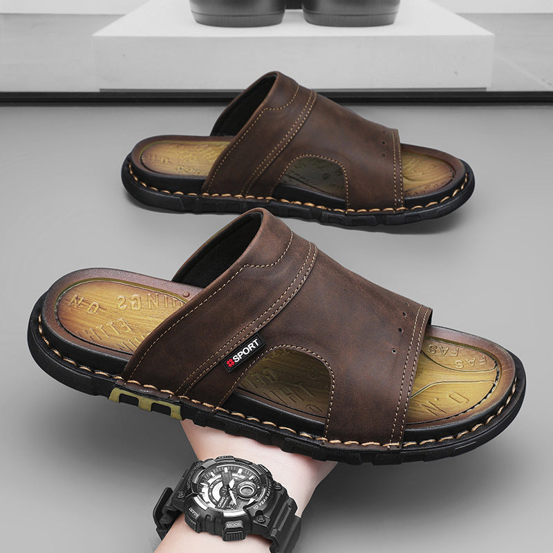 Versatile soft-soled slippers in larger sizes